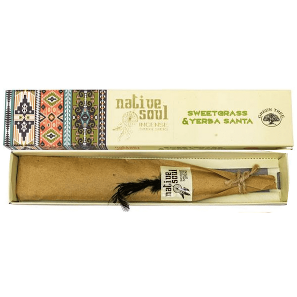 Incense Sticks Native Soul Sweet grass and Yerba Santa 